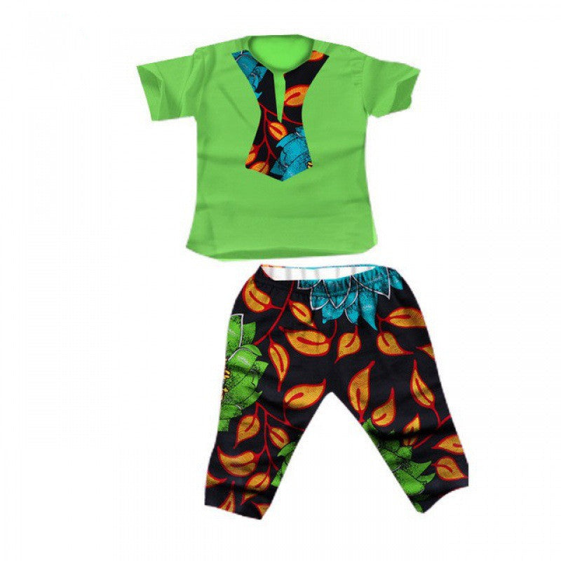 Boy Suit Cotton Printed Fabric