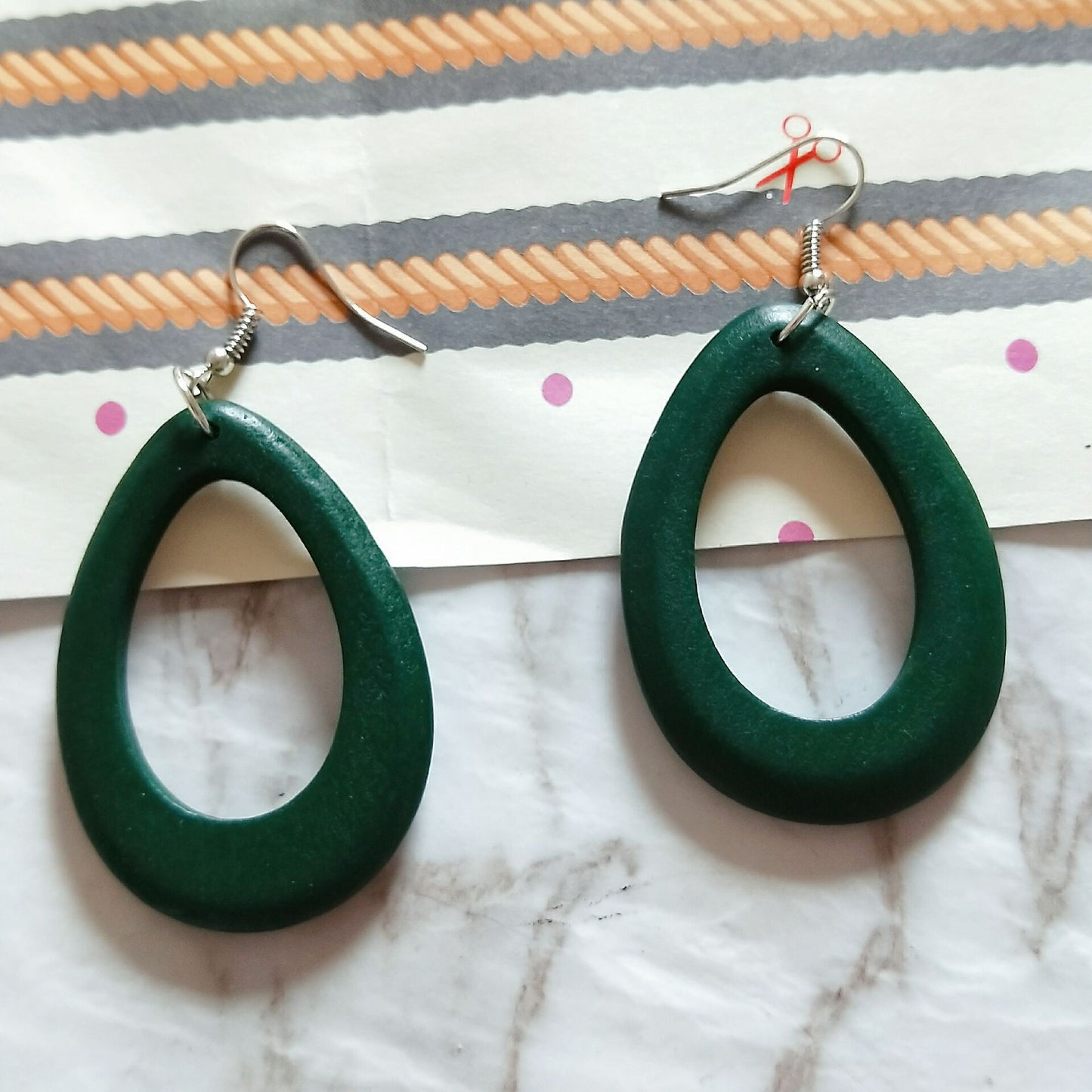 African Retro 50mm Round Earrings For Women